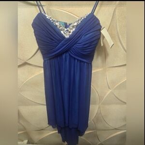 City Studio Juniors Dresses 1 Size 3 and 1 Size 5 Hi Low Dress Blue Price per 1